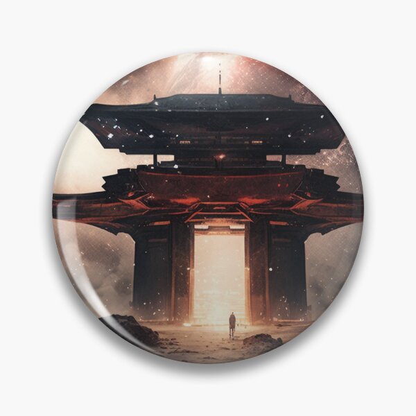 Item preview, Deserted Planet Shinto Galaxy Shrine designed and sold by hiiroji.