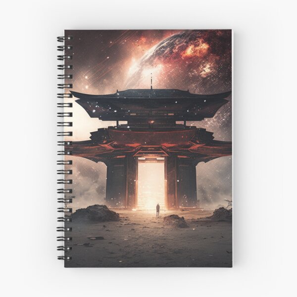 Item preview, Deserted Planet Shinto Galaxy Shrine designed and sold by hiiroji.