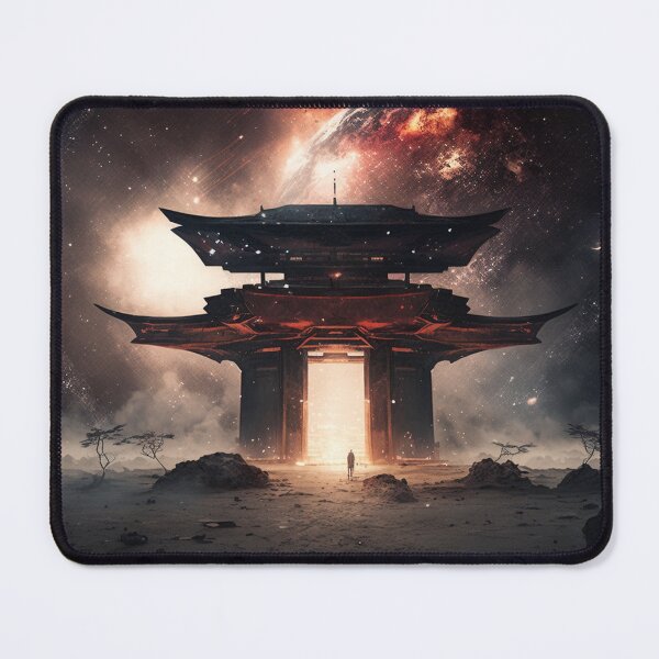 Item preview, Deserted Planet Shinto Galaxy Shrine designed and sold by hiiroji.