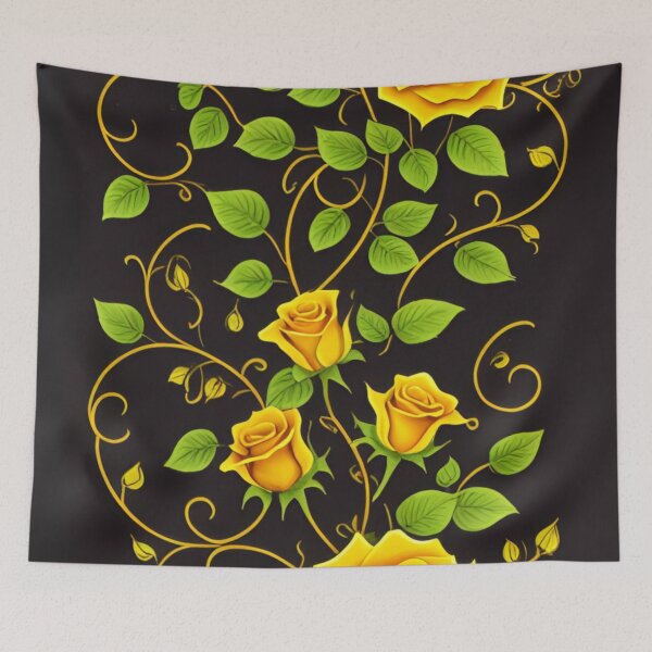 Item preview, Rosy Yellow Tendrils  designed and sold by ~.