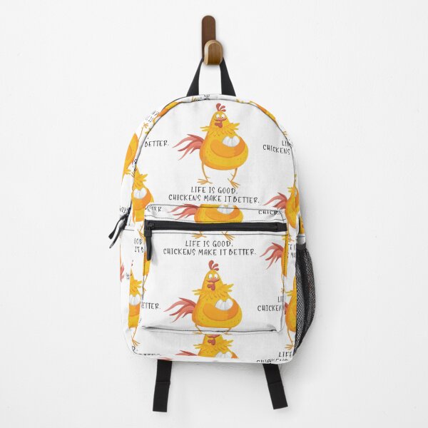 Item preview, Life Is Good, Chickens Make It Better Cartoon Chicken Design designed and sold by designsmostfowl.