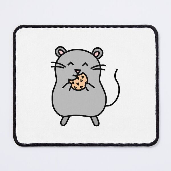 Item preview, Cute Happy Mouse Eating a Cookie designed and sold by OrderofOps.