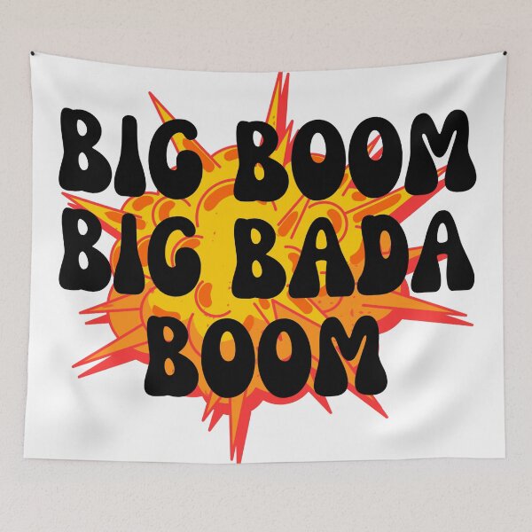 Item preview, Big Bada Boom-Black designed and sold by DrawingAndText.