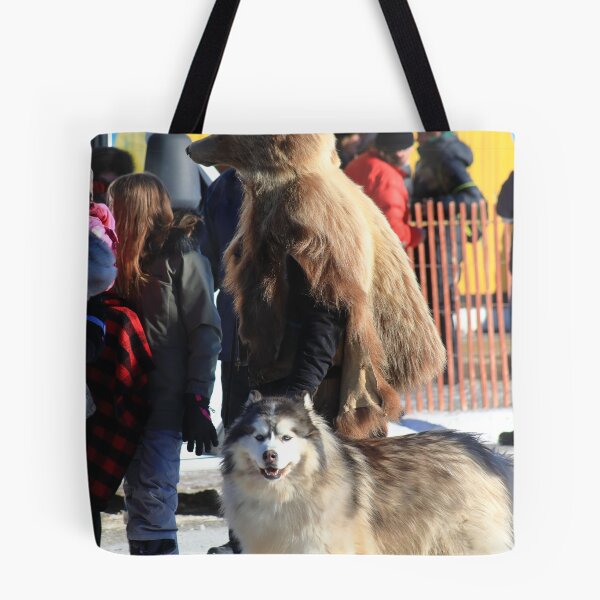 Item preview, End of day 1 at Iditarod race  designed and sold by zumi.
