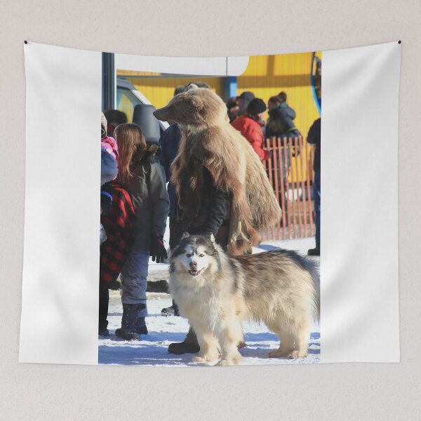 Item preview, End of day 1 at Iditarod race  designed and sold by zumi.