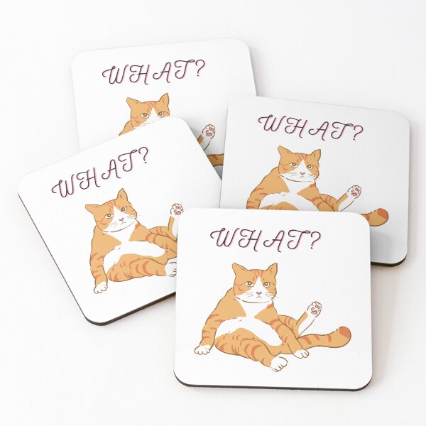 Item preview, Cat, What? designed and sold by DamarisArtDecor.