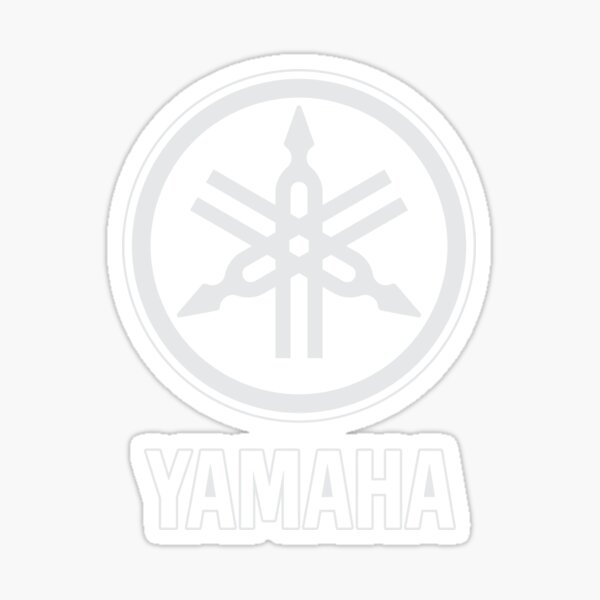 Yamaha Emblem Domed Sticker Blue Black | Domed Emblems | Stickers | X- Sticker