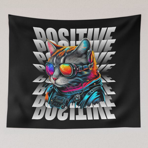 Item preview, Positive Mood Cat designed and sold by omhersi.
