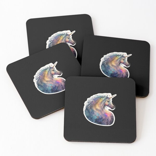 Item preview, Cosmic watercolor unic unicorn designed and sold by LaElee.