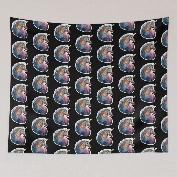 Item preview, Cosmic watercolor unic unicorn designed and sold by LaElee.