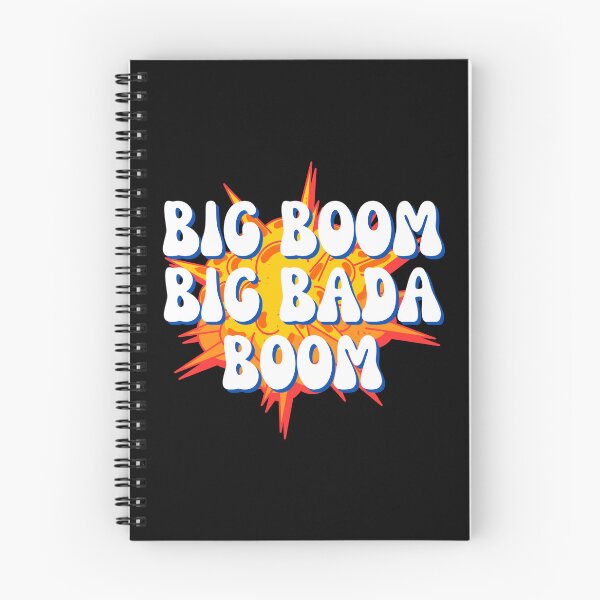Item preview, Big Bada Boom-White designed and sold by DrawingAndText.