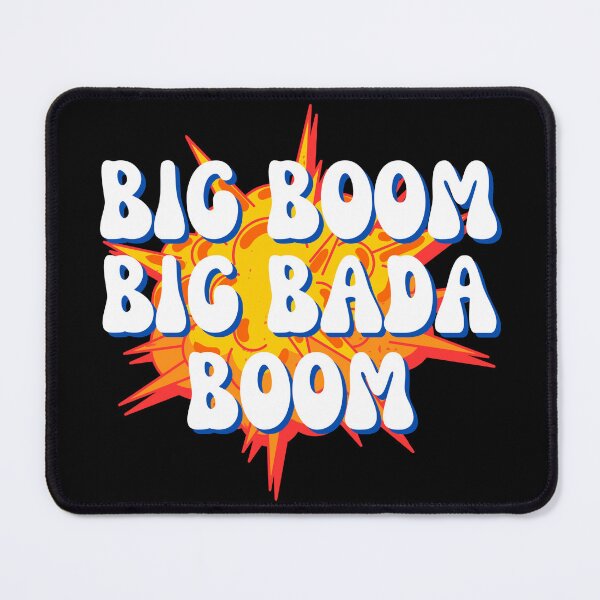 Item preview, Big Bada Boom-White designed and sold by DrawingAndText.