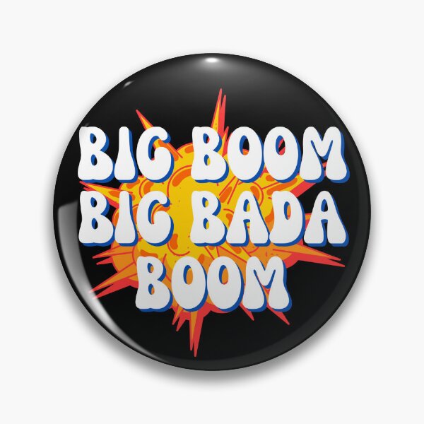 Item preview, Big Bada Boom-White designed and sold by DrawingAndText.