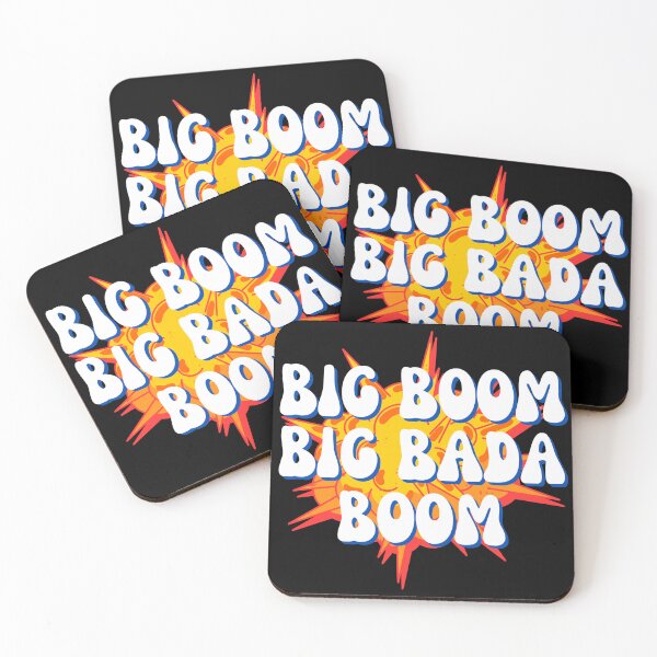 Item preview, Big Bada Boom-White designed and sold by DrawingAndText.