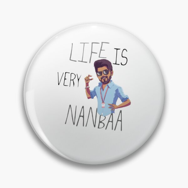 Item preview, Life is very short nanba  Master  thalapathy vijay   designed and sold by NewAgePrintG.