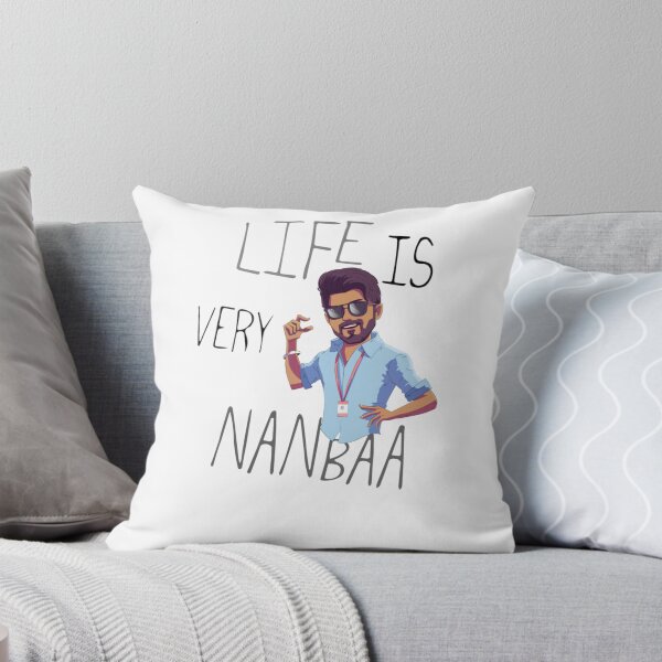 Item preview, Life is very short nanba  Master  thalapathy vijay   designed and sold by NewAgePrintG.