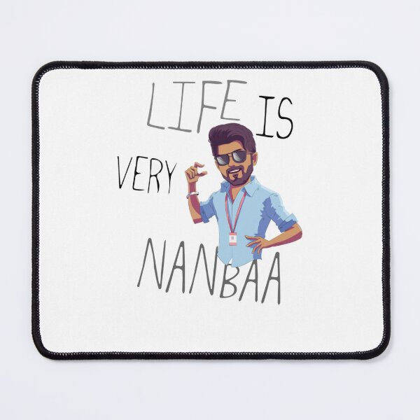 Item preview, Life is very short nanba  Master  thalapathy vijay   designed and sold by NewAgePrintG.