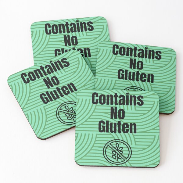 Item preview, Contains No Gluten Green Design designed and sold by Paul Corps.