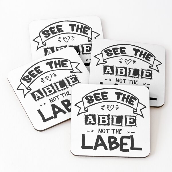 Item preview, See The Able Not The Label designed and sold by Keni-shop.