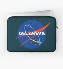 Back to the Future - DeLorean + Nasa Logo Laptop Sleeve