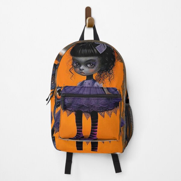 Item preview, Cute and Scary Goth Character Witchy Goth Creepy Cute Girl designed and sold by Art.Fusion.Studio.