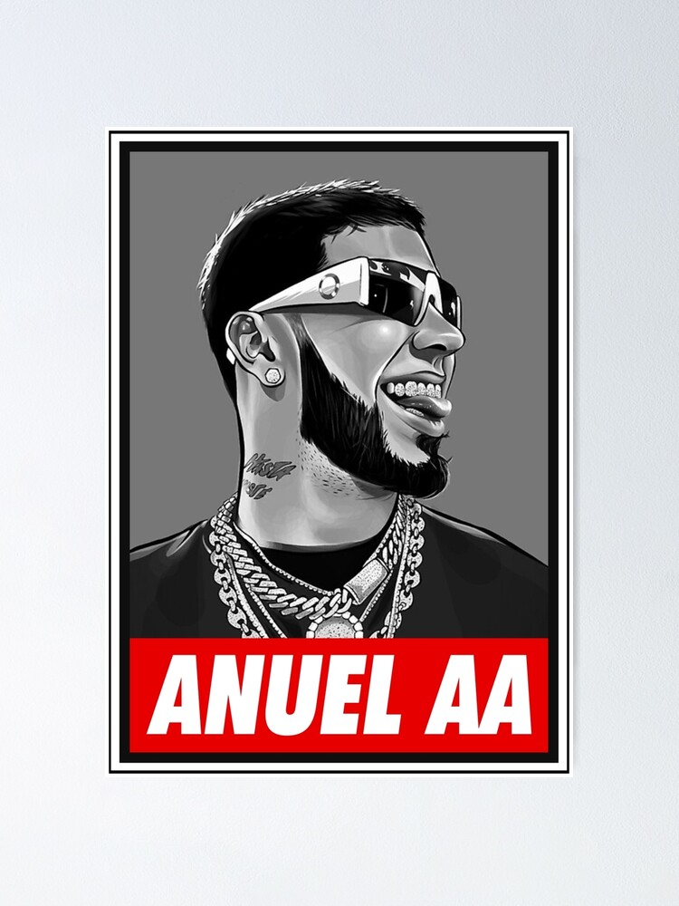 Anuel AA Rapero Real Hasta La Muerte Poster