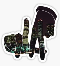 LA Hände der Stadt Sticker