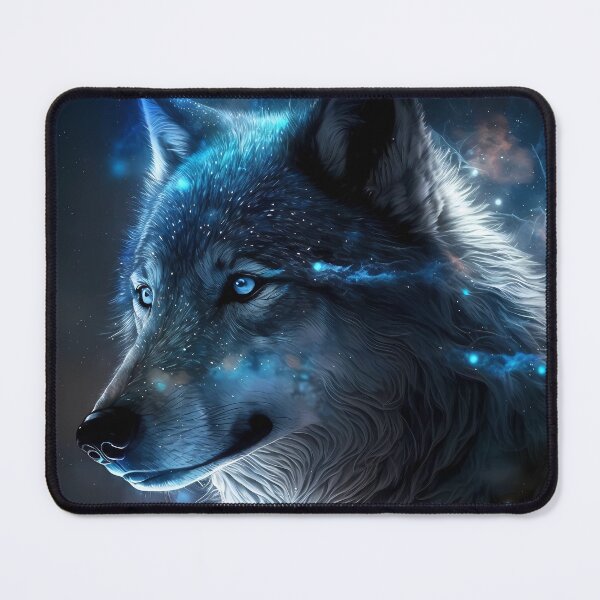Item preview, Celestial Wolf Wallpaper Blankets designed and sold by Kyle Peters.
