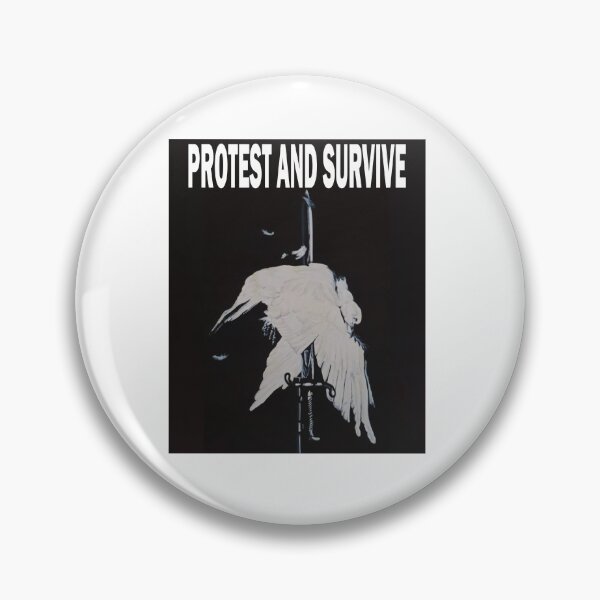 Item preview, Discharge Protest and Survive designed and sold by toxicrehab.
