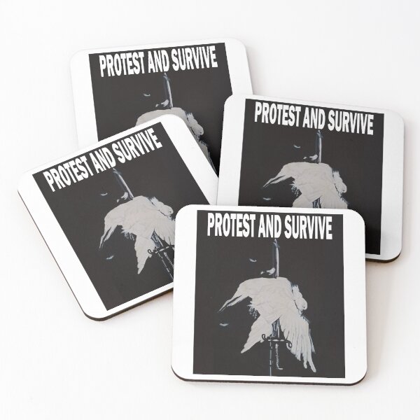 Item preview, Discharge Protest and Survive designed and sold by toxicrehab.