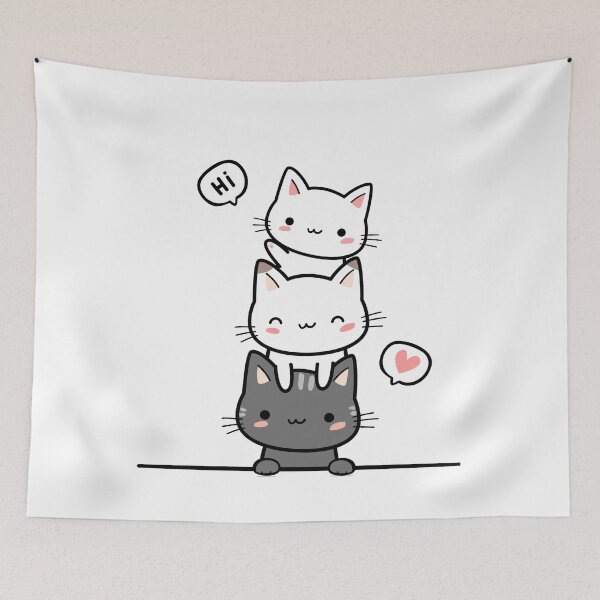 Item preview, Hi Cats designed and sold by DamarisArtDecor.