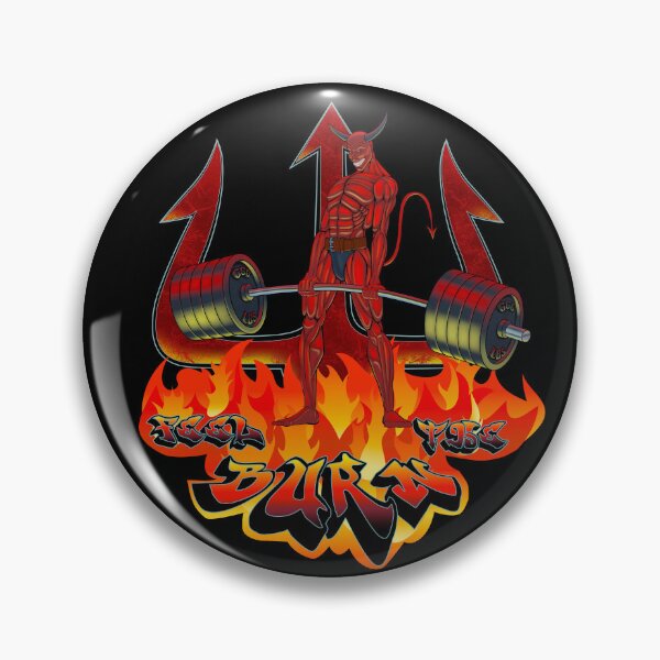 Item preview, Deadlifting Devil designed and sold by Caummon Thread.