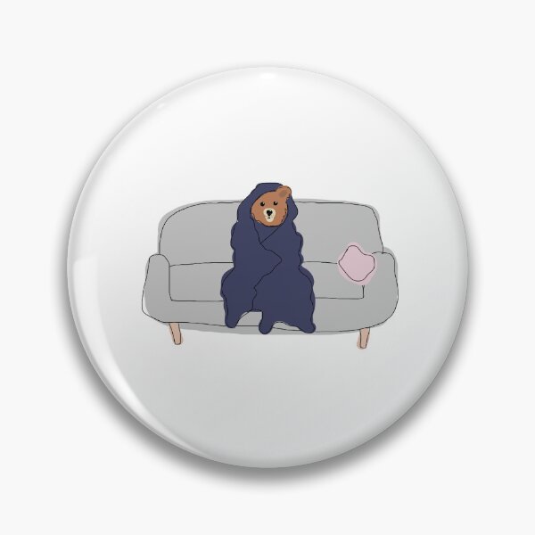 Item preview, Bear Snuggled on Couch designed and sold by LilMorsels.