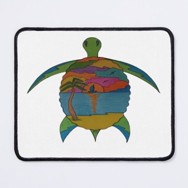 Item preview, Original Artwork By Calibrit Sea Turtle Sunset on the Beach designed and sold by calibrit.