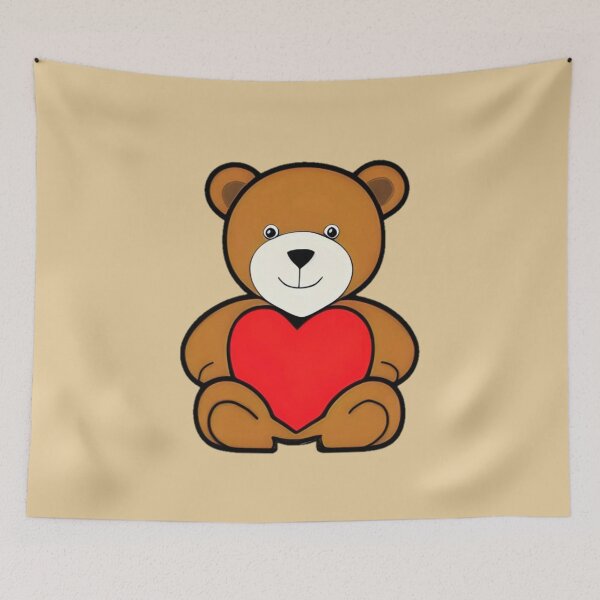 Item preview, Little Bear Heart designed and sold by Ameliatra Design.