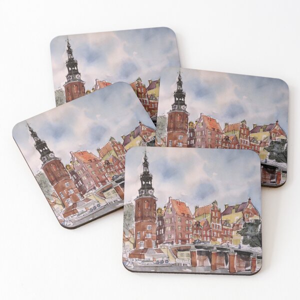Item preview, Amsterdam – Watercolor by Dennis Redmond designed and sold by DEL-Productions.