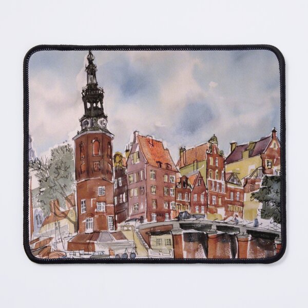 Item preview, Amsterdam – Watercolor by Dennis Redmond designed and sold by DEL-Productions.