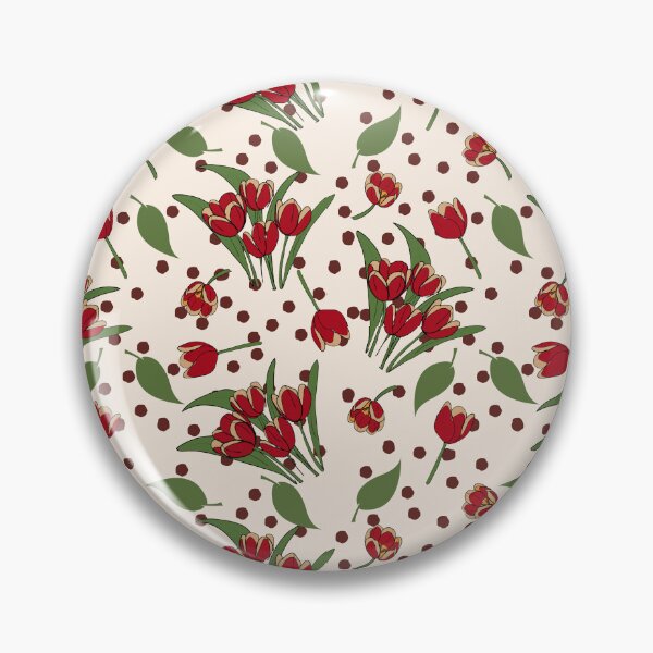 Item preview, Tulips and Polka Dots designed and sold by ezleeamuzed.