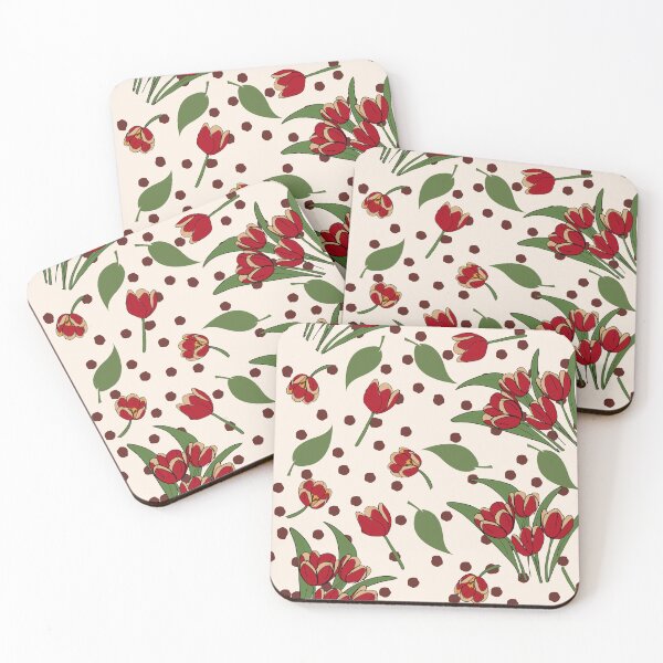 Item preview, Tulips and Polka Dots designed and sold by ezleeamuzed.