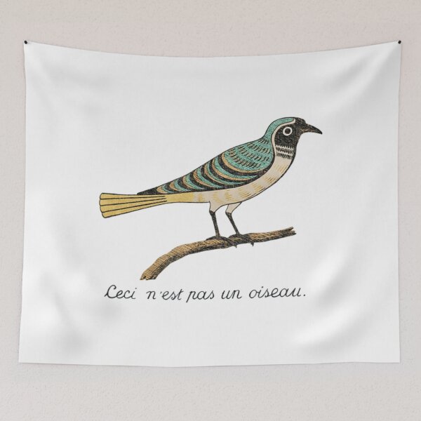 Item preview, Birds Aren_t Real Ceci N_est Pas Un Oiseau   designed and sold by hezekiahpoe12.