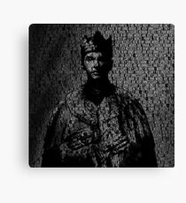 Enjoy The Silence King with Lyrics Canvas Print