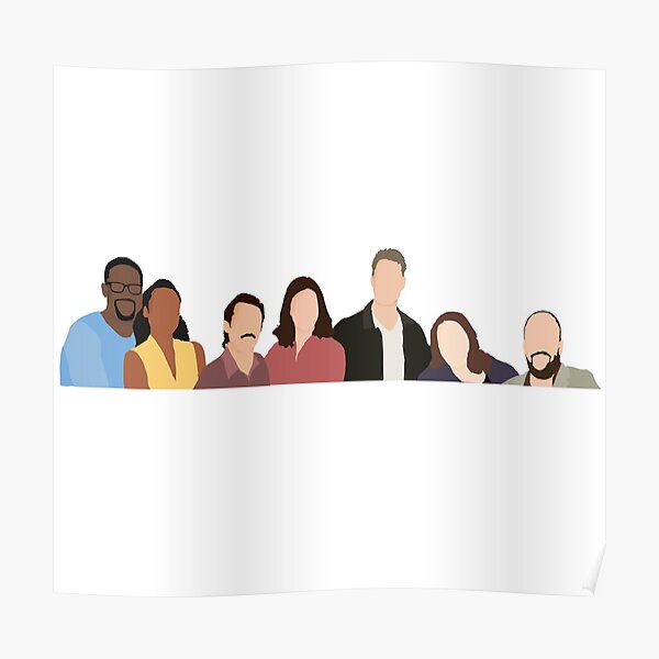 Este es el elenco estadounidense Póster