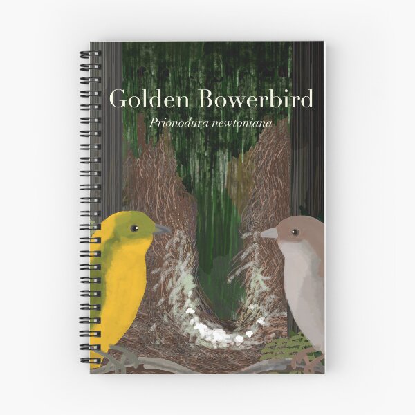 Item preview, Golden Bowerbirds (text) designed and sold by Donnahuntriss.