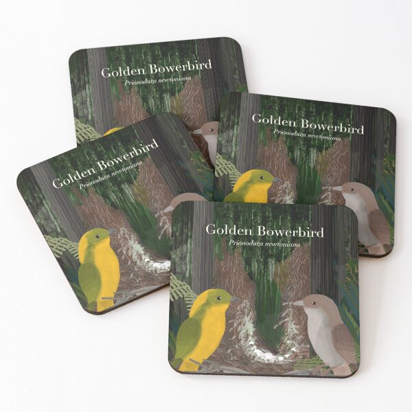Item preview, Golden Bowerbirds (text) designed and sold by Donnahuntriss.