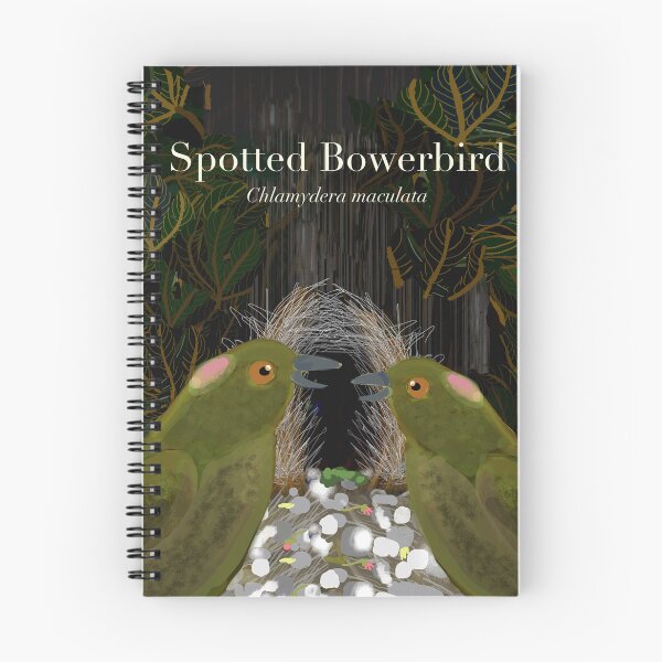 Item preview, Spotted Bowerbirds (text) designed and sold by Donnahuntriss.
