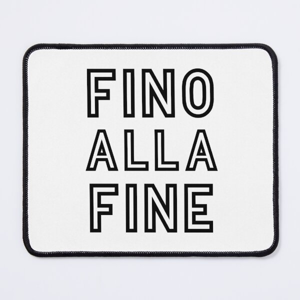 Item preview, Fino Alla Fine Black designed and sold by VRedBaller.