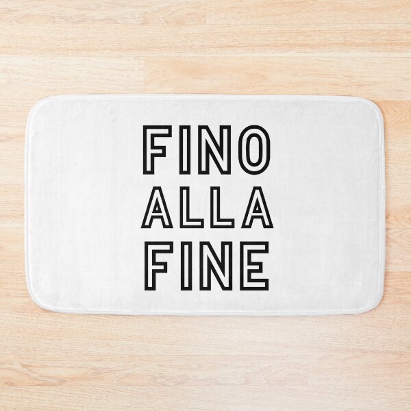 Item preview, Fino Alla Fine Black designed and sold by VRedBaller.