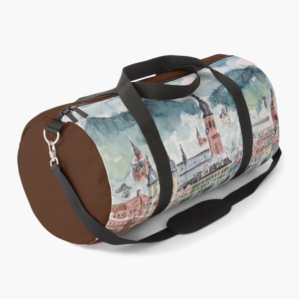 Item preview, University of Heidelberg Across the Neckar River –  Watercolor by David Redmond designed and sold by DEL-Productions.
