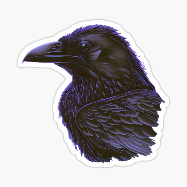 Item preview, Raven Crow Purple Dark designed and sold by CarpeDiem96.