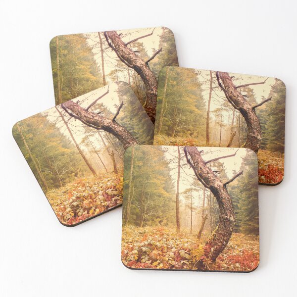 Item preview, The Autumn Dancing Pine  designed and sold by FOLK ART FUSION by heidiannemorris.